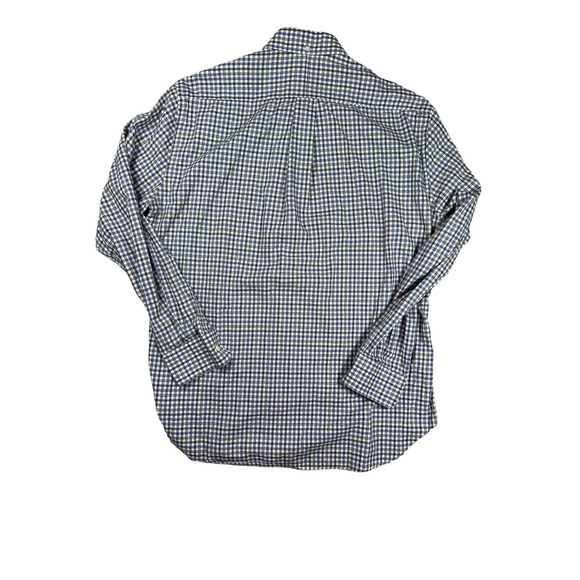 Gitman Bros Button Down Mens Size Large Checkered Long Sleeve Cotton - Picture 2 of 6